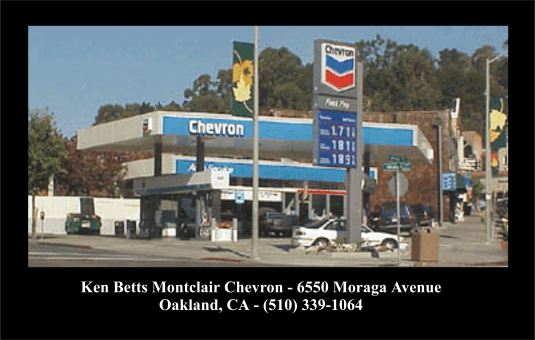 Ken Betts Montclair Chevron - Click here for a map!